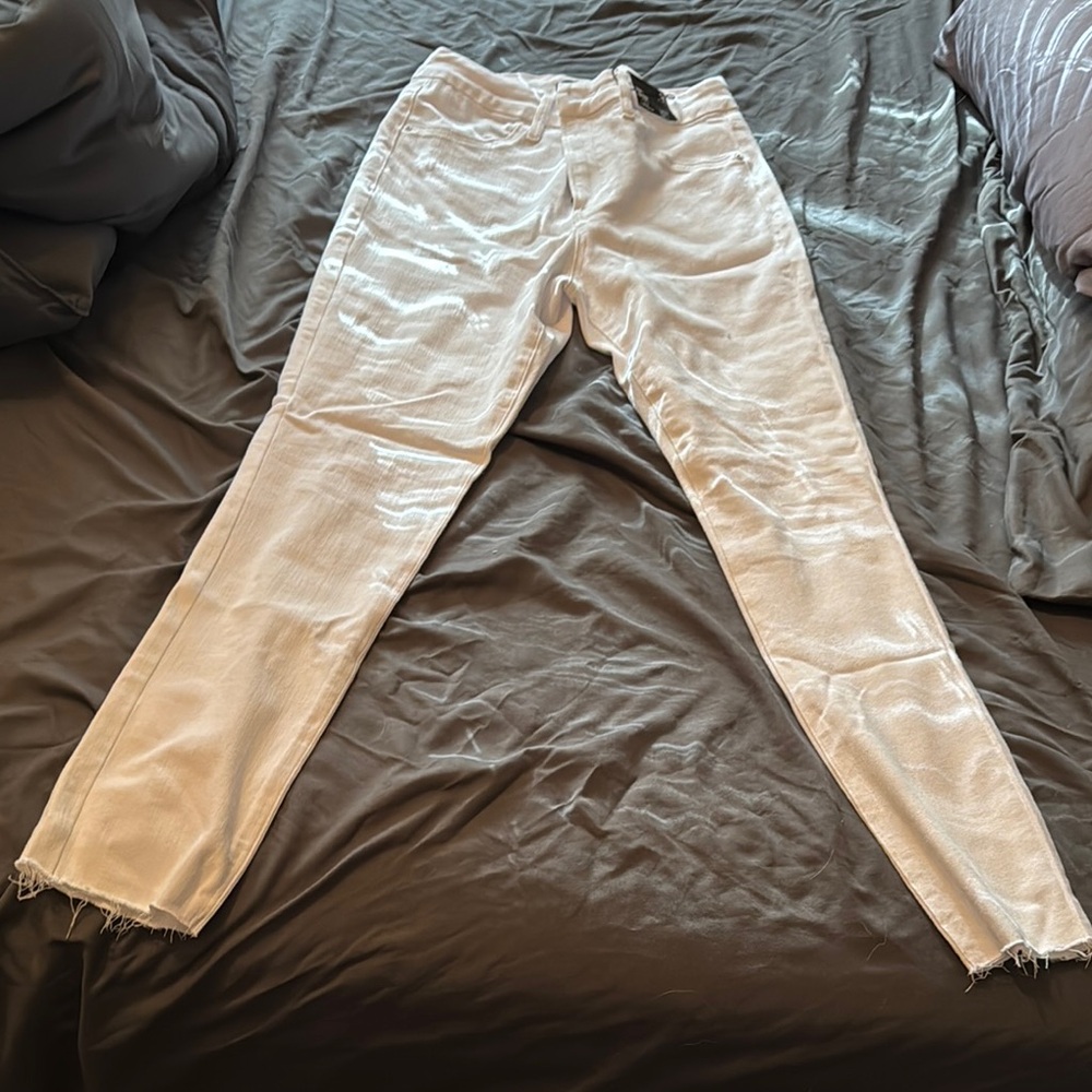 Express High Rise Women Jeans - white